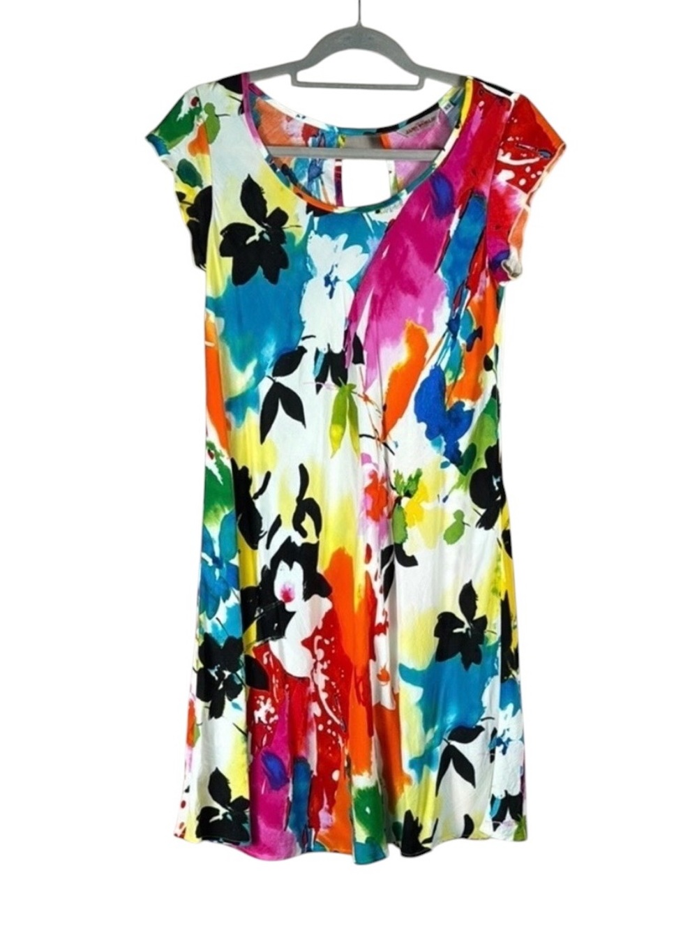 Jams World Multicolor Floral Mini Dress Symphony Print XS
